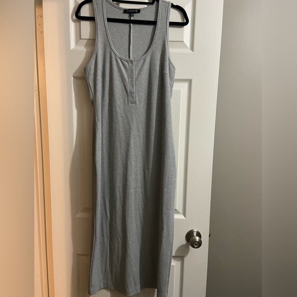 Dynamite Rae Ribbed Henley Tank Bodycon Dress - Picture 5 of 8